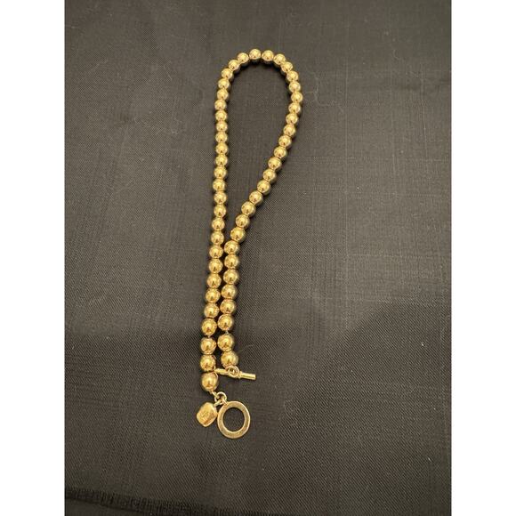 Ralph Lauren Vintage Necklace And Bracelet Gold Tone Toggle Clasp Set. - Picture 5 of 7